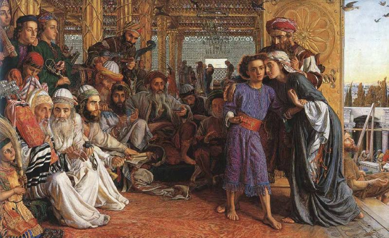 William Holman Hunt The Finding of the Saviour in the Temple Sweden oil painting art